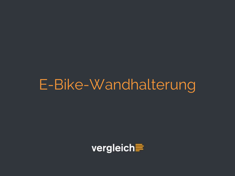 E-Bike-Wandhalterung