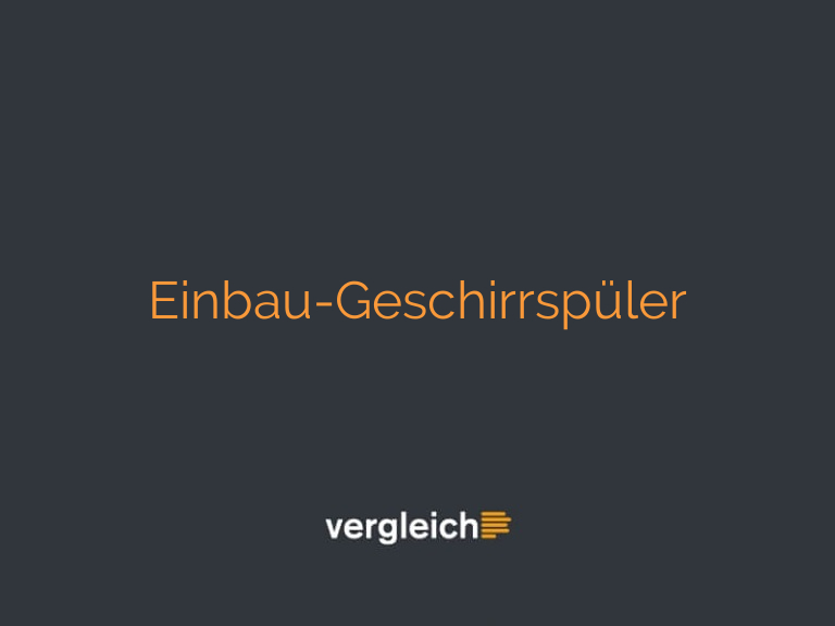Einbau-Geschirrspüler