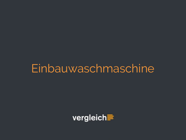 Einbauwaschmaschine