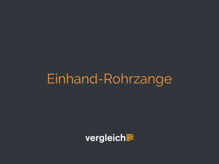 Einhand-Rohrzange