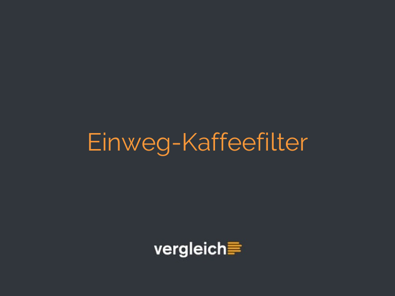 Einweg-Kaffeefilter