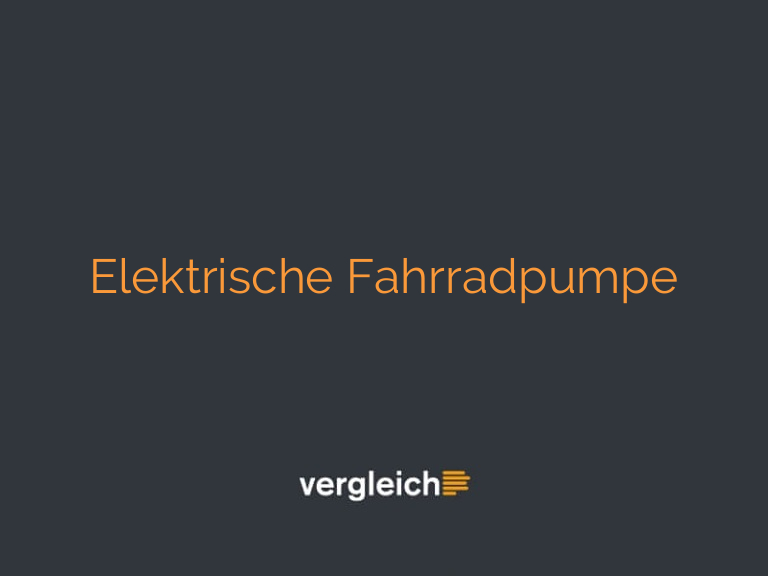 Elektrische Fahrradpumpe