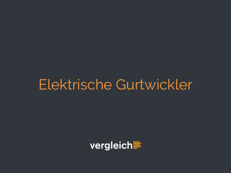 Elektrische Gurtwickler