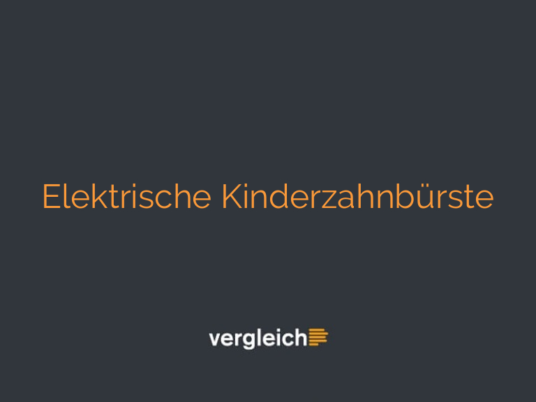 Elektrische Kinderzahnbürste