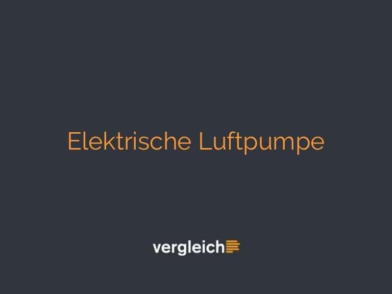 Elektrische Luftpumpe