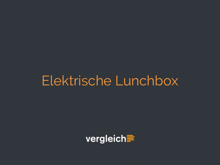 Elektrische Lunchbox