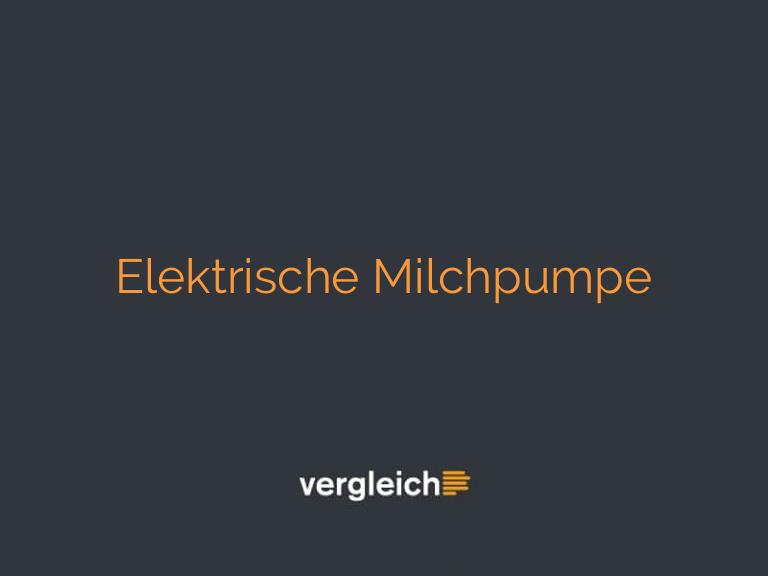Elektrische Milchpumpe