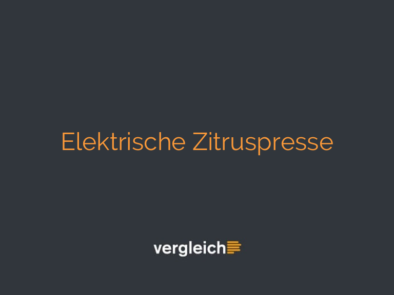 Elektrische Zitruspresse