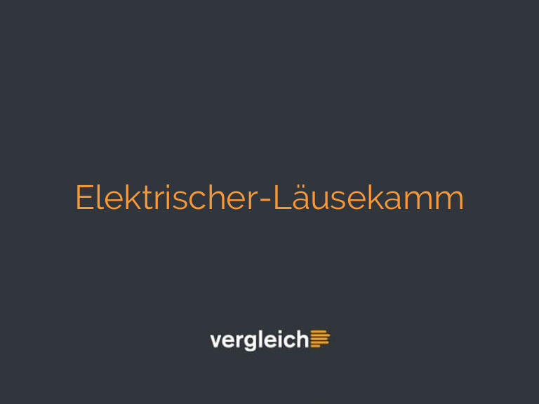 Elektrischer-Läusekamm