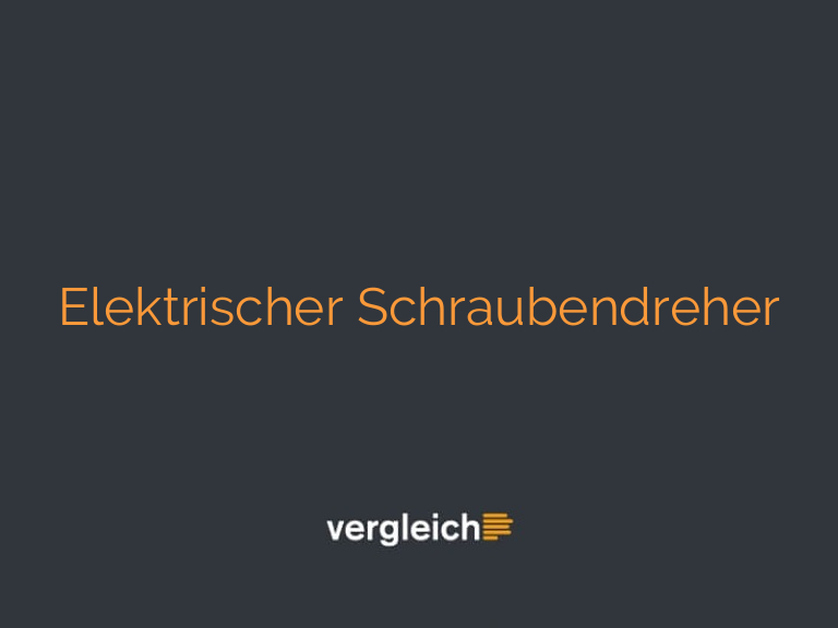 Elektrischer Schraubendreher