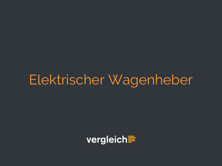 Elektrischer Wagenheber