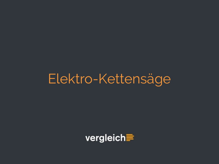 Elektro-Kettensäge
