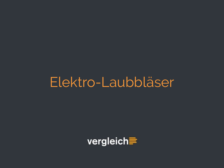 Elektro-Laubbläser