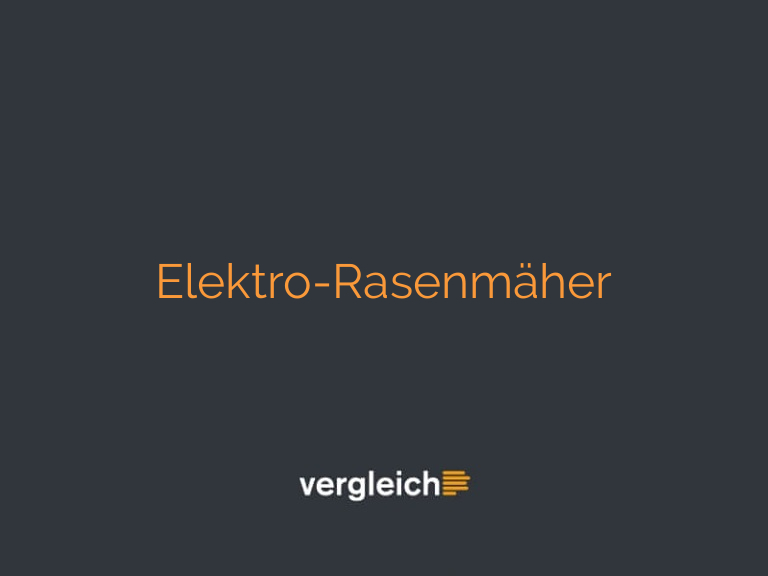 Elektro-Rasenmäher