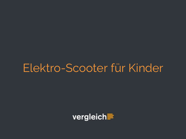 Elektro-Scooter für Kinder