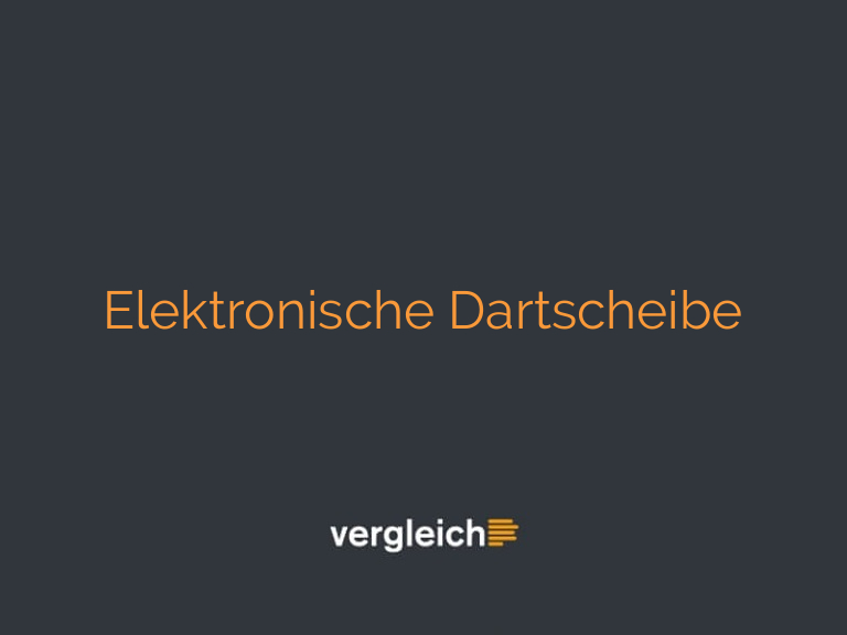 Elektronische Dartscheibe