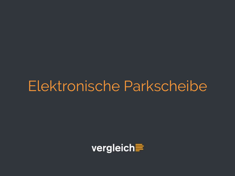 Elektronische Parkscheibe