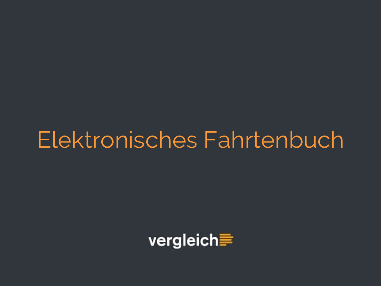 Elektronisches Fahrtenbuch