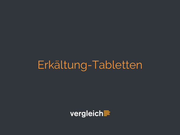 Erkältung-Tabletten