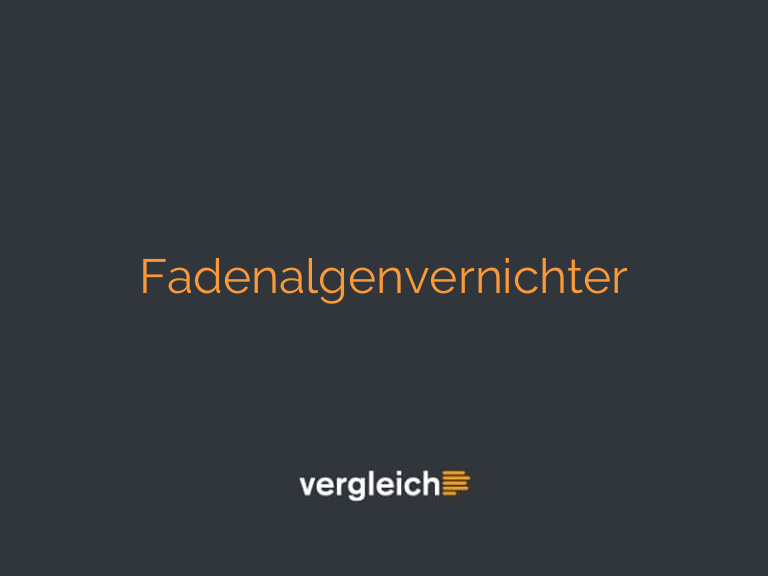 Fadenalgenvernichter