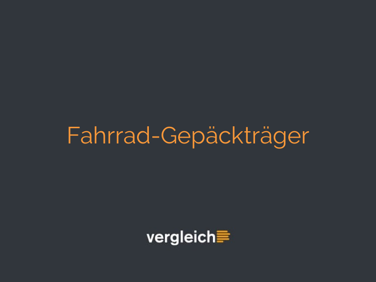 Fahrrad-Gepäckträger