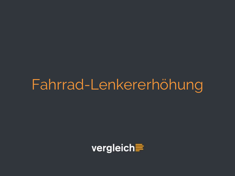 Fahrrad-Lenkererhöhung