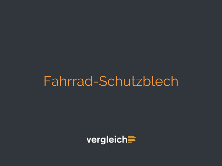 Fahrrad-Schutzblech
