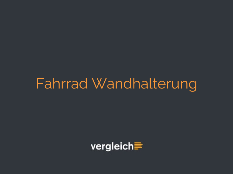 Fahrrad Wandhalterung