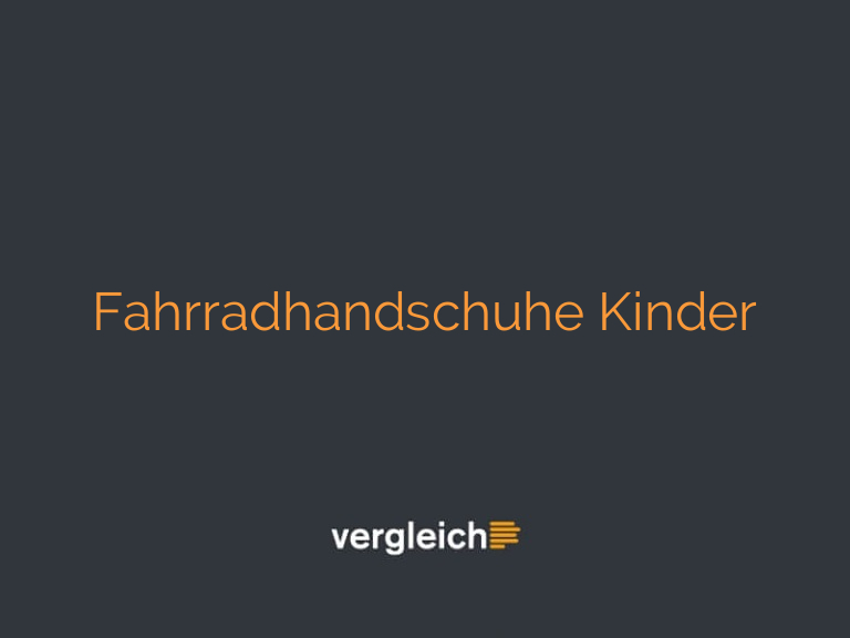 Fahrradhandschuhe Kinder