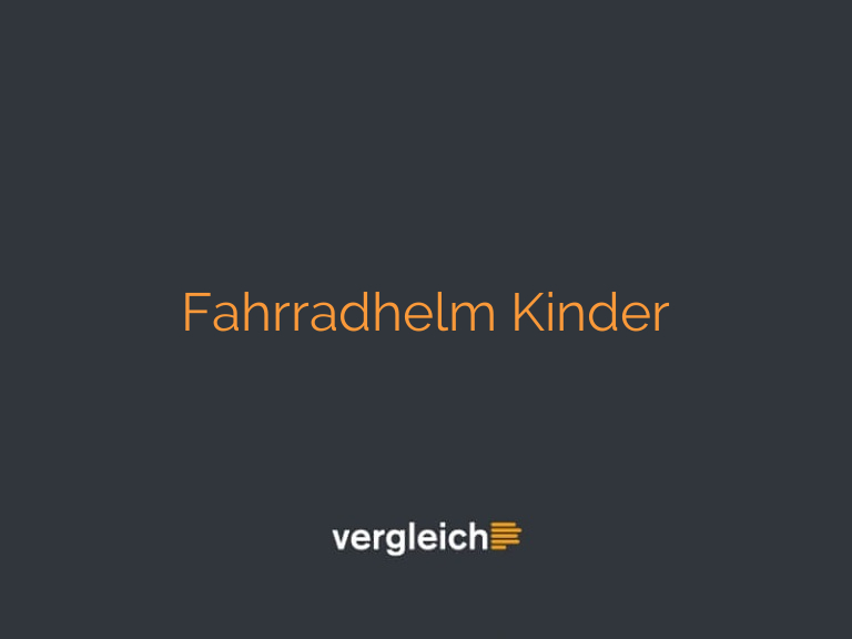 Fahrradhelm Kinder