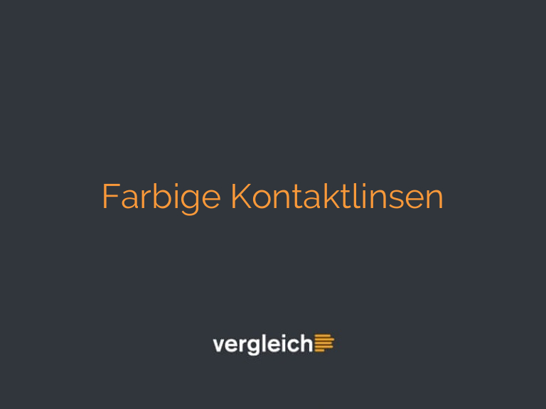 Farbige Kontaktlinsen