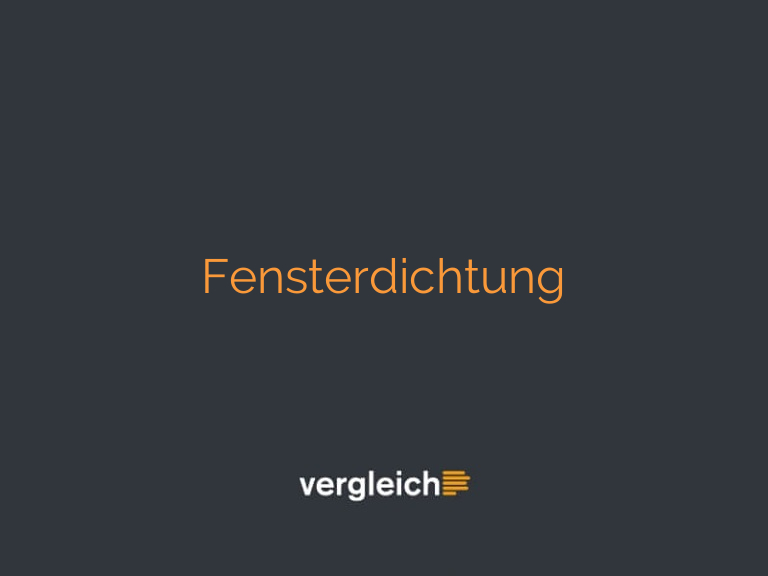 Fensterdichtung