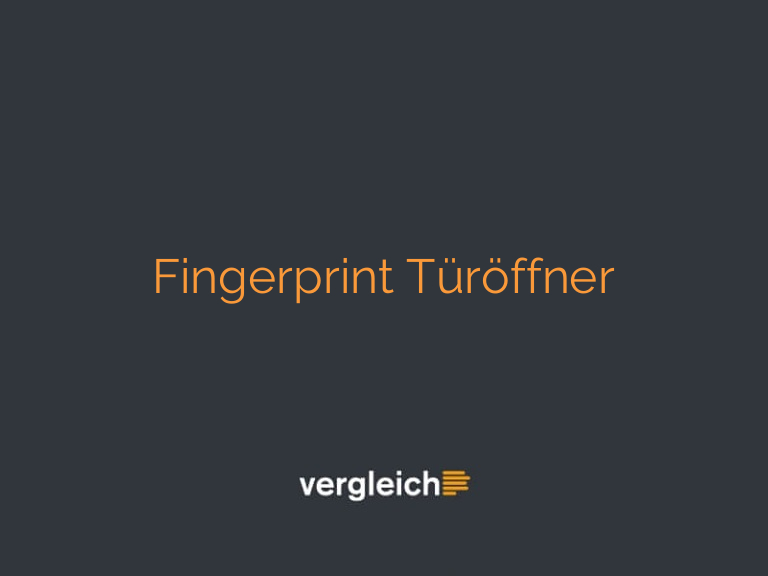 Fingerprint Türöffner