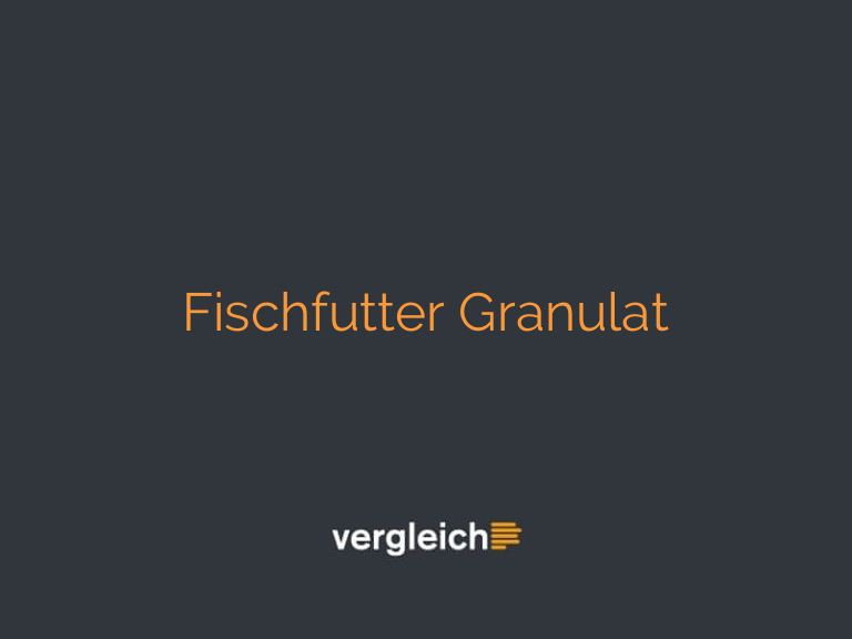 Fischfutter Granulat
