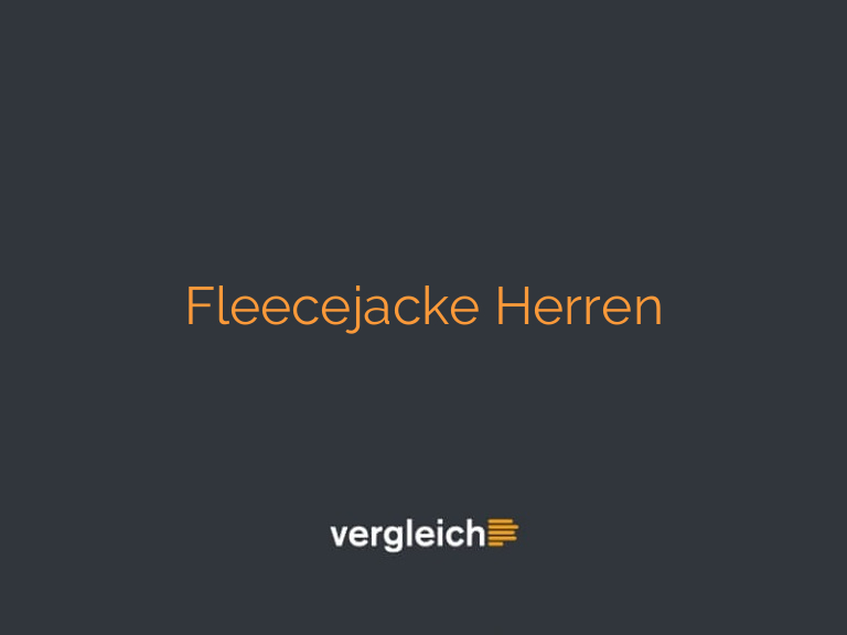 Fleecejacke Herren