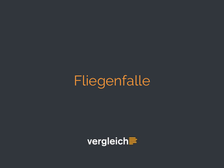 Fliegenfalle
