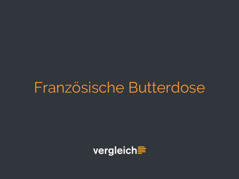 Französische Butterdose