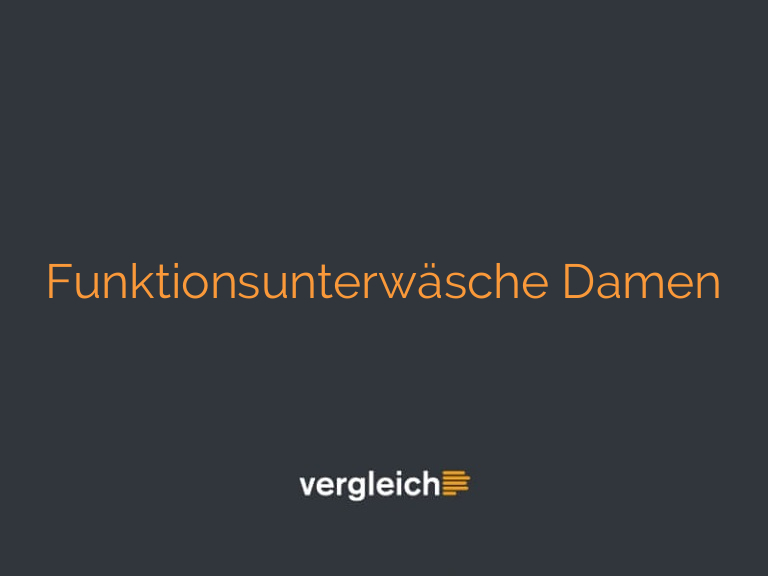 Funktionsunterwäsche Damen