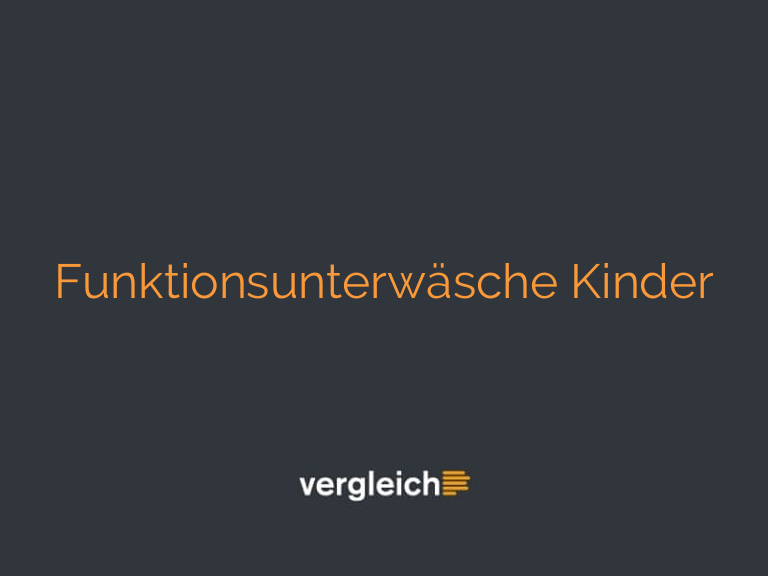 Funktionsunterwäsche Kinder