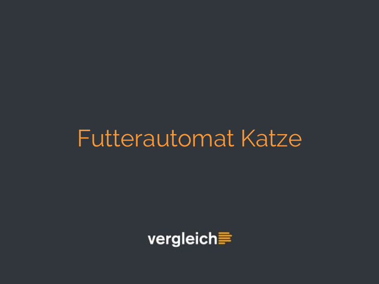 Futterautomat Katze