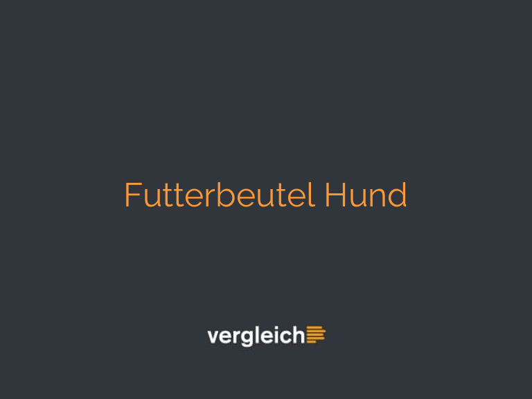 Futterbeutel Hund