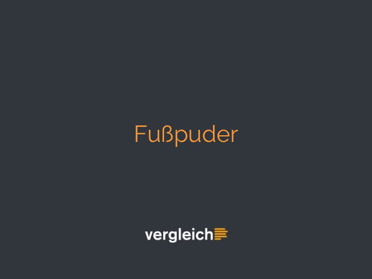 Fußpuder