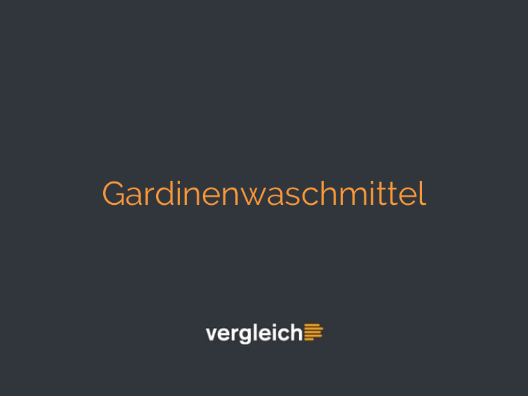 Gardinenwaschmittel