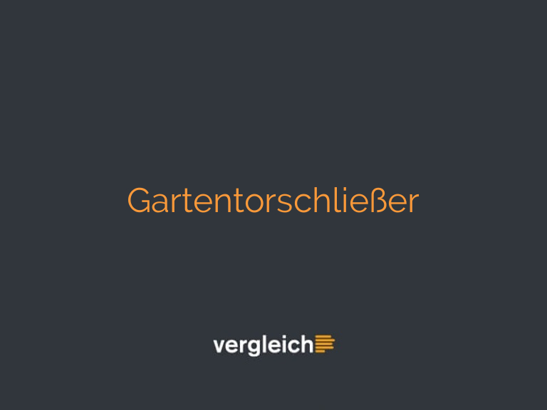 Gartentorschließer