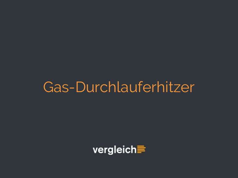 Gas-Durchlauferhitzer