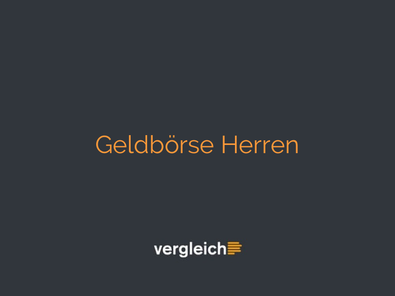 Geldbörse Herren