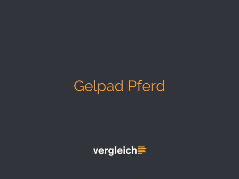 Gelpad Pferd