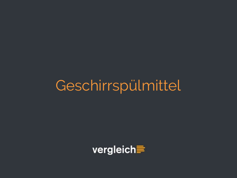 Geschirrspülmittel