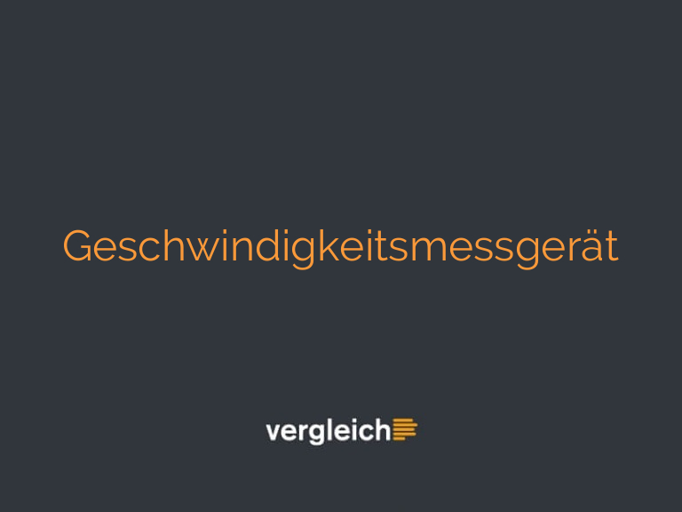 Geschwindigkeitsmessgerät