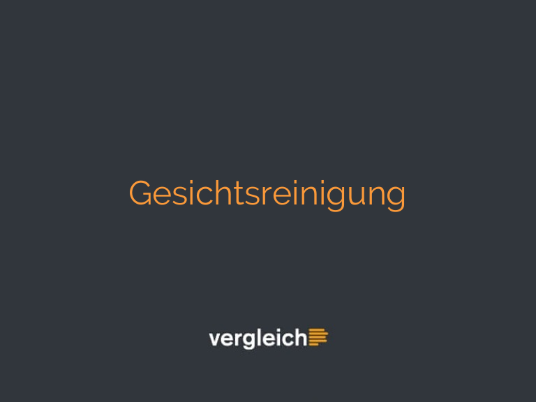 Gesichtsreinigung